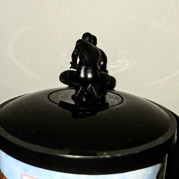 5/$50 EUC Spiderman Far From Home Cinema Reusable Cup Black Spiderman Topper - Picture 6 of 14